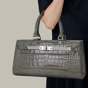 Headlayer Cowhide Crocodile Print Women's Bag
