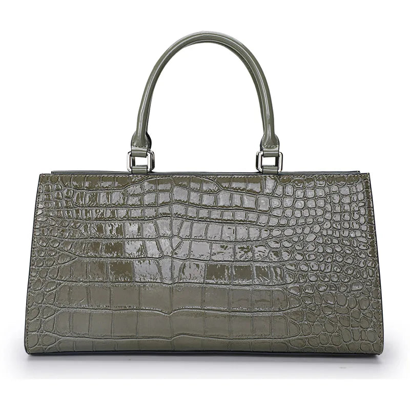 Headlayer Cowhide Crocodile Print Women's Bag