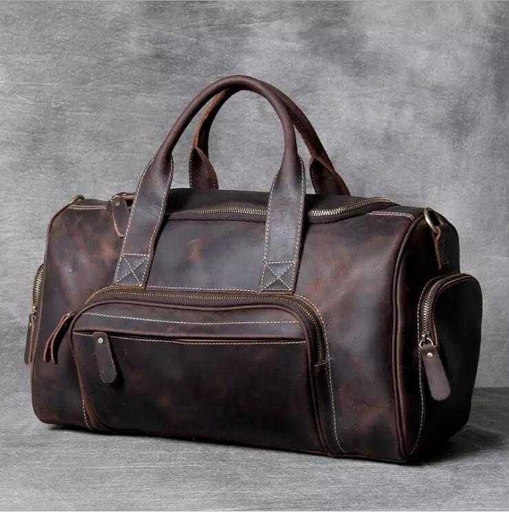 Genuine Leather Duffle Bag