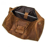 Soft Genuine Leather Travel Duffle Luggage Bag