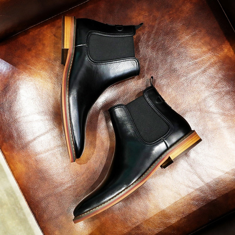 Chelsea Boots Genuine Leather Shoes