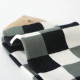 5 Pairs Mens Colourful Grid Casual Combed Cotton Socks
