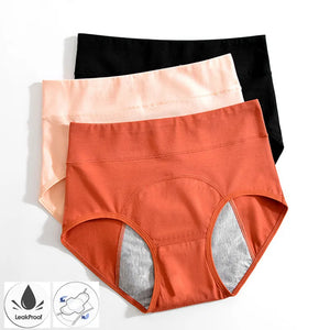 Menstruation Cotton Panties High Waist Leak Proof Menstrual Period Underwear