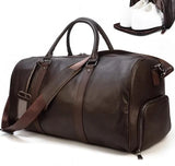 Large Capacity Genuine Soft Leather Travel Bag