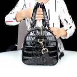 Genuine Leather Crocodile Pattern Leather Fashion Bag