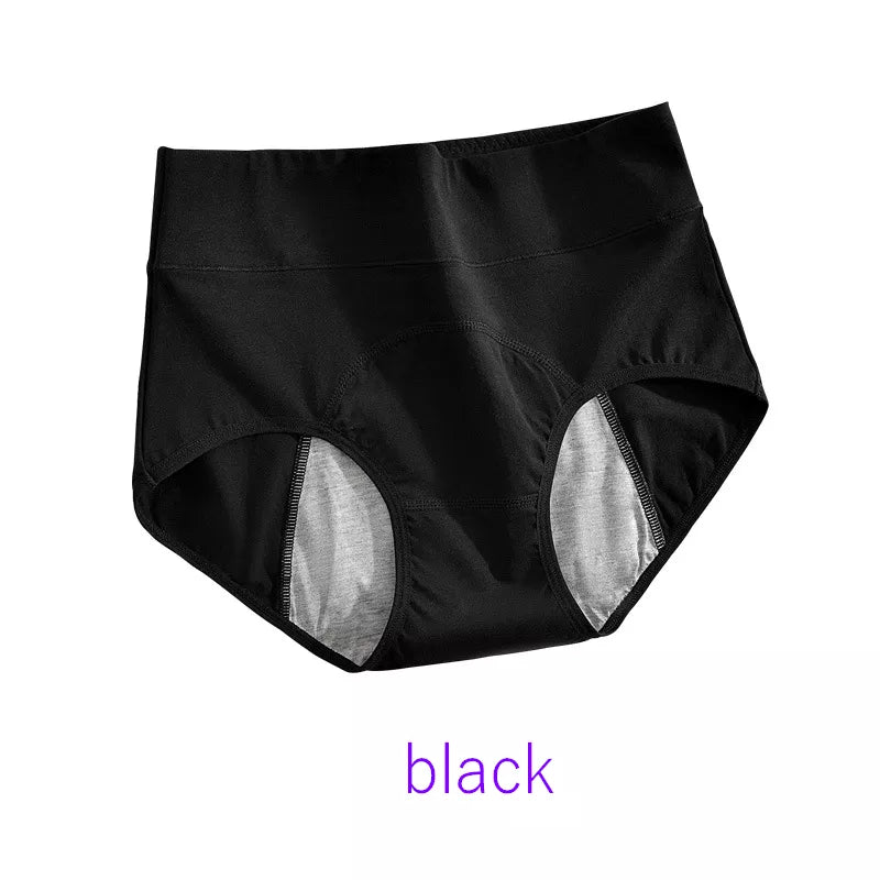 Menstruation Cotton Panties High Waist Leak Proof Menstrual Period Underwear