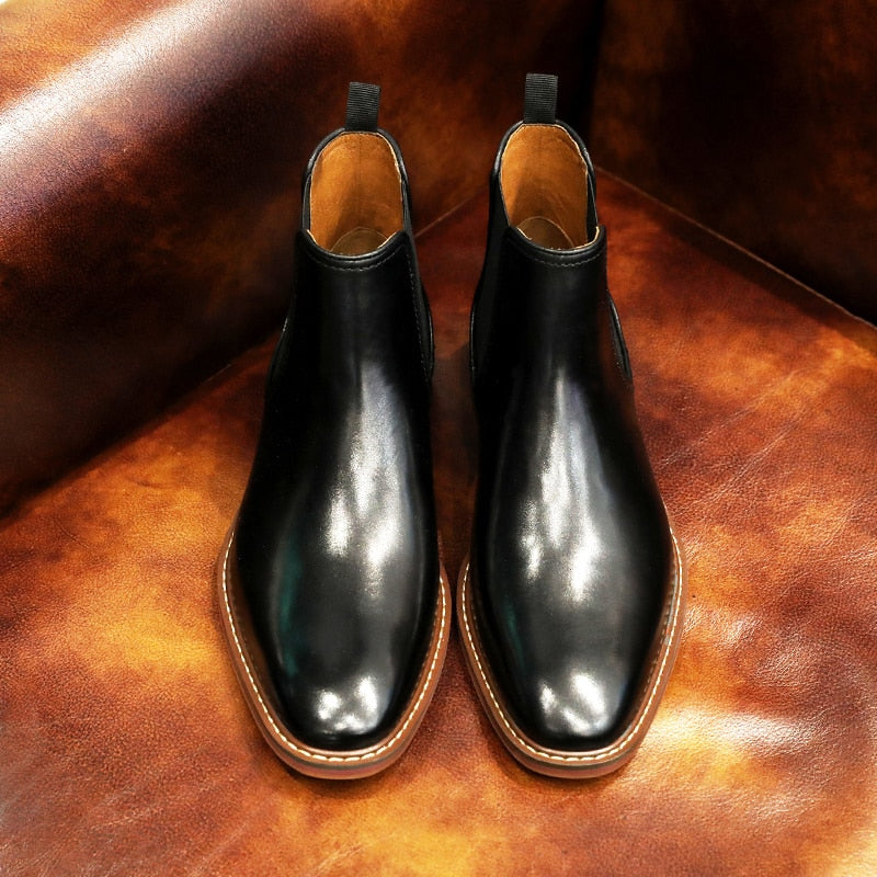 Chelsea Boots Genuine Leather Shoes