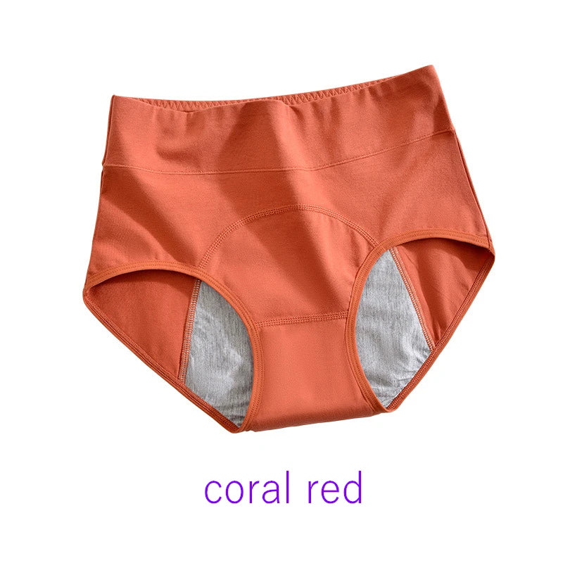 Menstruation Cotton Panties High Waist Leak Proof Menstrual Period Underwear