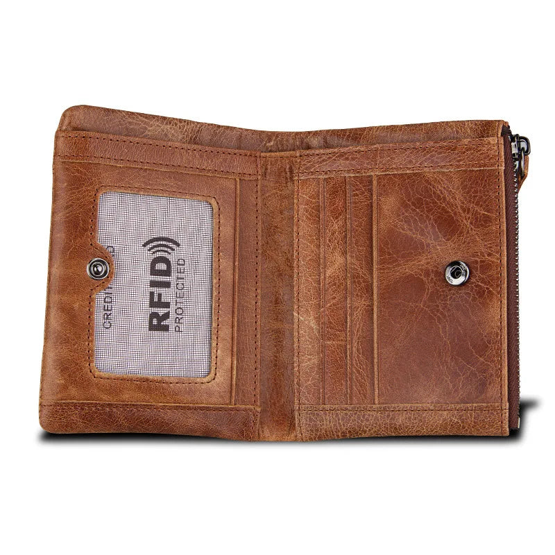 New Design Genuine Leather Men Wallets
