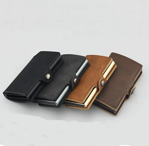 Aluminum Alloy Synthetic Leather Organizer Case