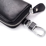 Split Leather Multifunctional Mini Key Wallet