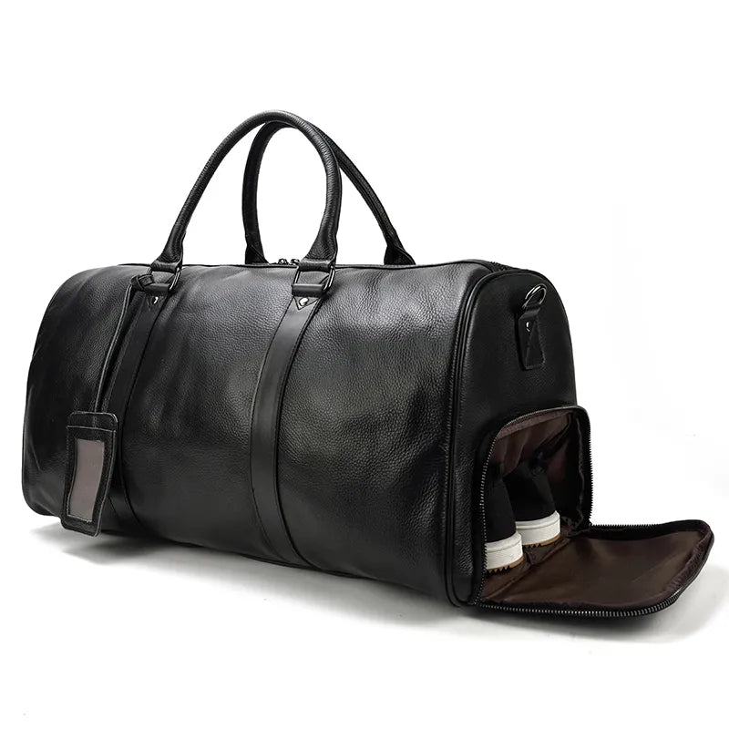 Genuine Leather Business Travel Bag