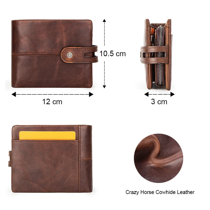 Casual Mens Leather Wallet