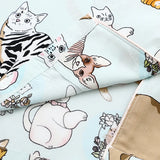 Ladies Animals Print Cotton Pyjamas Comfortable Sleepwear