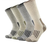 Merino Wool Socks Warm Hiking Cushion Crew Socks