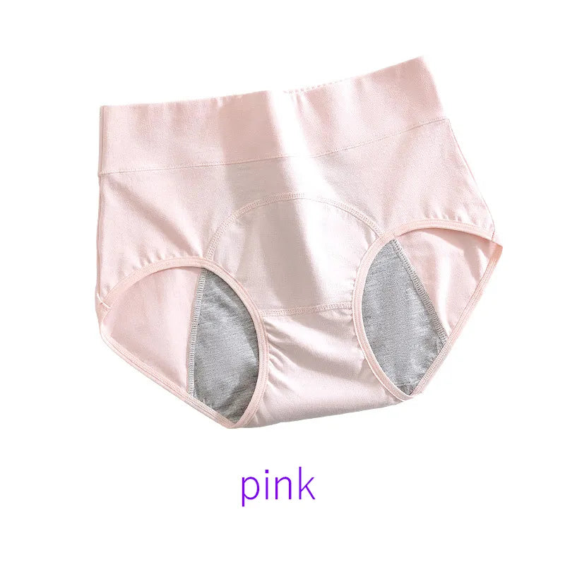 Menstruation Cotton Panties High Waist Leak Proof Menstrual Period Underwear