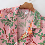 Ladies Animals Print Cotton Pyjamas Comfortable Sleepwear