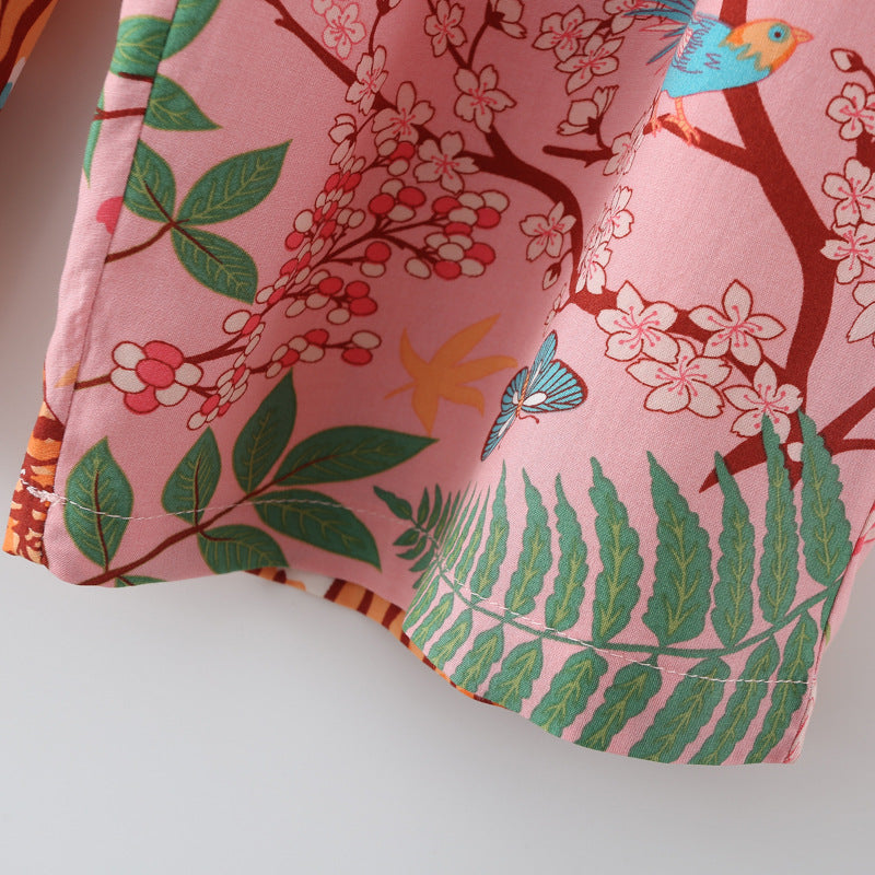 Ladies Animals Print Cotton Pyjamas Comfortable Sleepwear