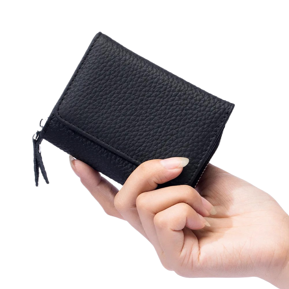 Soft Genuine Leather Women Mini Wallet