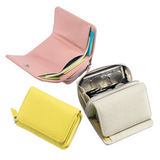 Soft Genuine Leather Women Mini Wallet