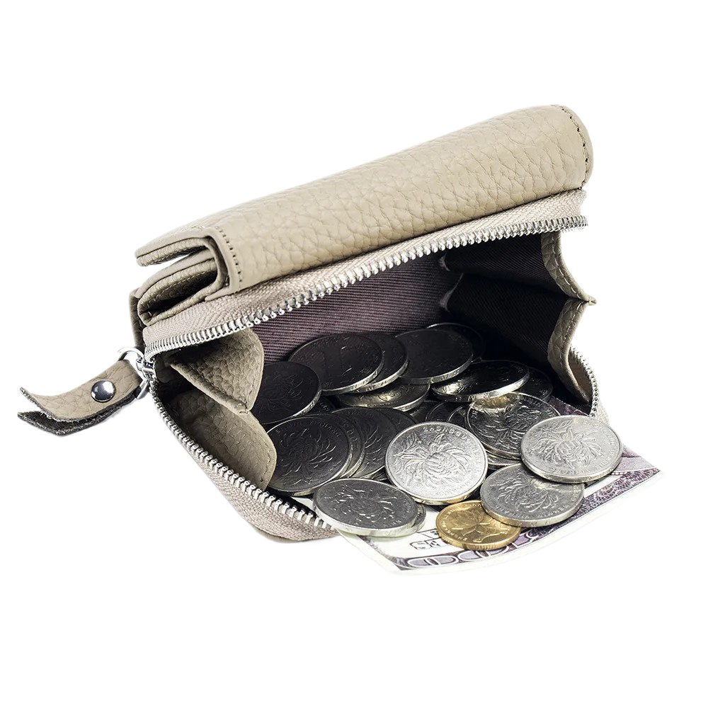 Soft Genuine Leather Women Mini Wallet
