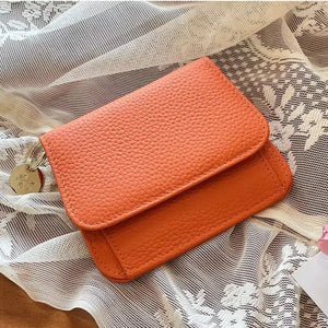 Genuine Leather Ladies  Slim Wallet