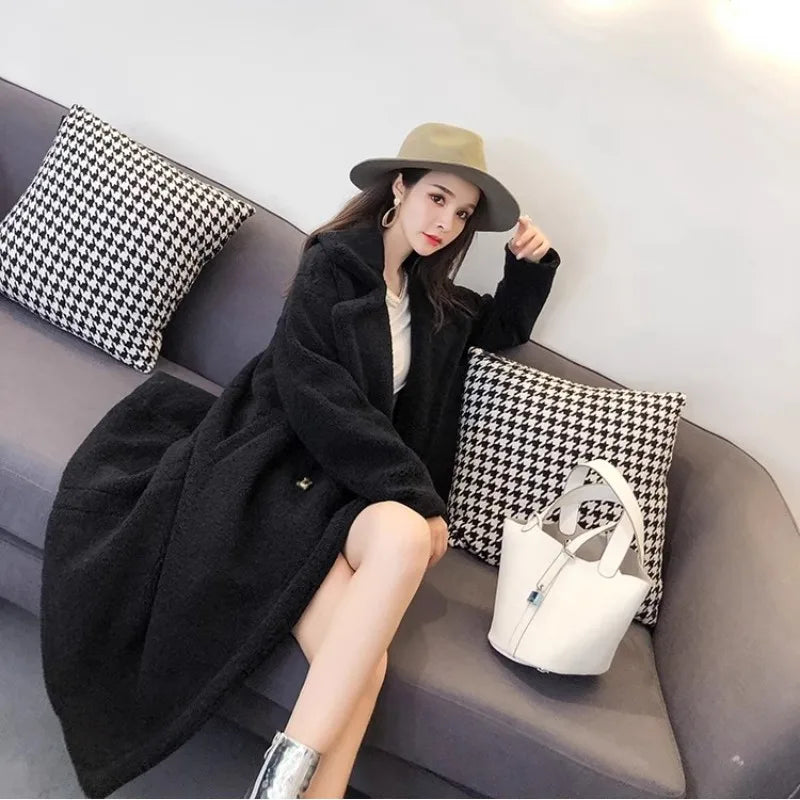 Double Breasted Mid Length Coat