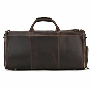 Genuine Leather Man Business Travel Vintage Bag