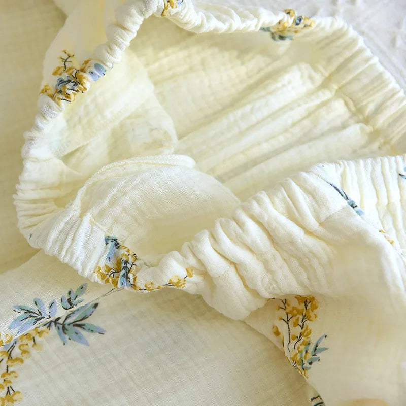 Women's Pajamas Cotton Two-Piece Set Ladies Nightie