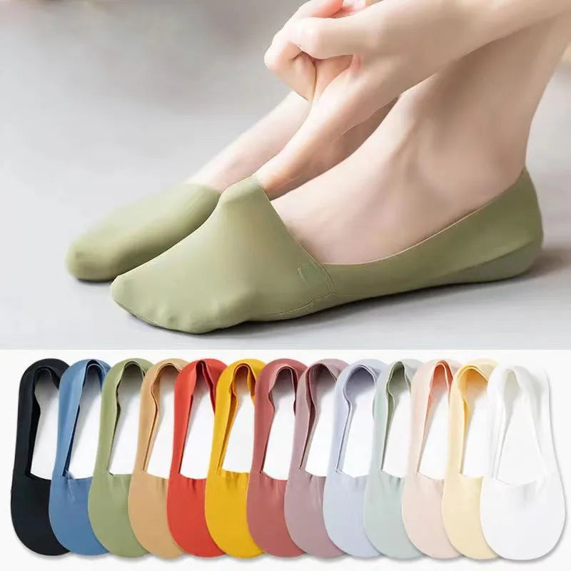 Women Non-slip Invisible Socks Breathable
