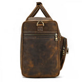 Durable Genuine Leather Men's Travel Bag