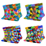 Cotton Fashion Men Socks - 5 pairs