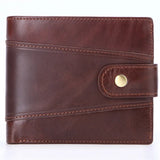 Men's Genuine Leather Rfid Wallet