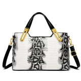 Noble Women Handbag Python Pattern