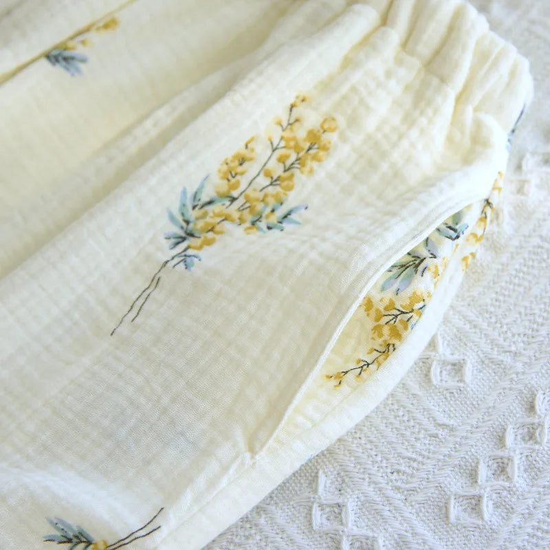 Women's Pajamas Cotton Two-Piece Set Ladies Nightie