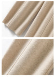 2023 New Autumn and Winter  Women Cashmere Fashion Pants Knitted Loose Cashmere Women Pants Women