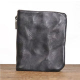 Vegetable Tanned Genuine Leather Men's Wallet