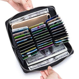 Multifunctional Genuine Leather Long Wallet