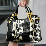 Noble Women Handbag Python Pattern