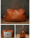 Soft Genuine Leather Shoulder Bag For Men And Women Handbag Big Female Laptop Commuter Portable Travel Bag Business Luggage Bags