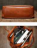 Soft Genuine Leather Shoulder Bag For Men And Women Handbag Big Female Laptop Commuter Portable Travel Bag Business Luggage Bags