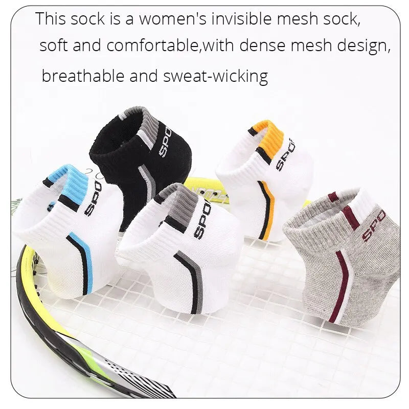 3 Pairs Mesh Breathable Sports Socks