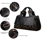 new leather large-capacity bag women's bag western-style leopard-print handbag mother's soft leather bag large-capacity