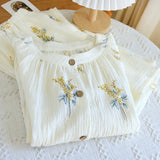 Women's Pajamas Cotton Two-Piece Set Ladies Nightie