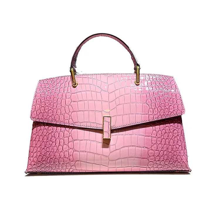 Genuine Leather Alligator Pattern Leather Women's Handbags