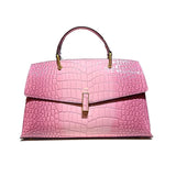 Genuine Leather Alligator Pattern Leather Women's Handbags