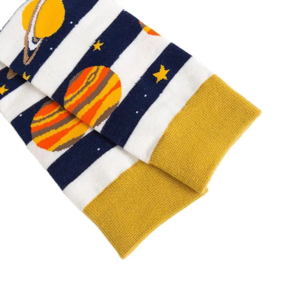 Mid Calf Socks Cotton Socks Size Eu41-46 US7.5-12