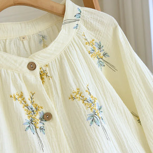 Women's Pajamas Cotton Two-Piece Set Ladies Nightie