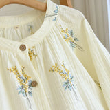 Women's Pajamas Cotton Two-Piece Set Ladies Nightie