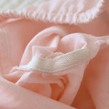 Women's Pajamas Gauze Cotton Loungewear Spring Summer V-Neck Sexy Sleepwear Embroidery Printed Trousers Pyjama Suit